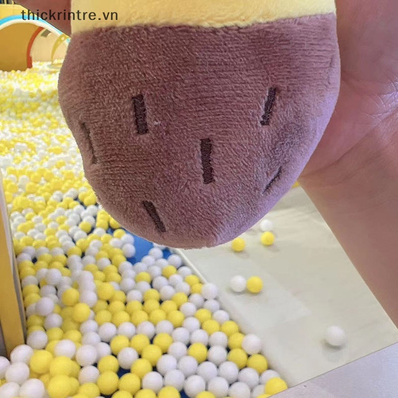 Thi smiley sweet potato keychain mặt dây chuyền hợp thời trang mát mẻ dễ thương sáng tạo búp bê sinh viên cặp đôi đi học u disk car keychain vn