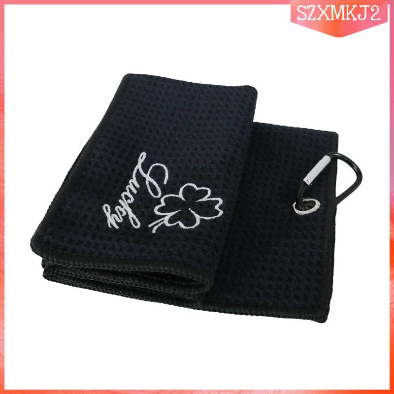 Câu lạc bộ chơi gôn khăn lau khăn chơi gôn cho túi chơi gôn với carabiner hạng nặng cho thiết bị bàn là gôn tees phụ nữ đàn ông quả bóng