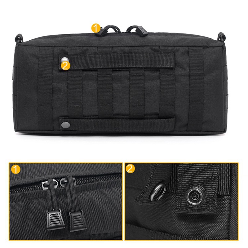 Luc 1000d ba lô du lịch cắm trại túi đất vai molle phụ kiện túi y tế thể thao ngoài trời câu cá đi bộ đường dài dung tích lớn túi đeo vai túi phụ kiện edc