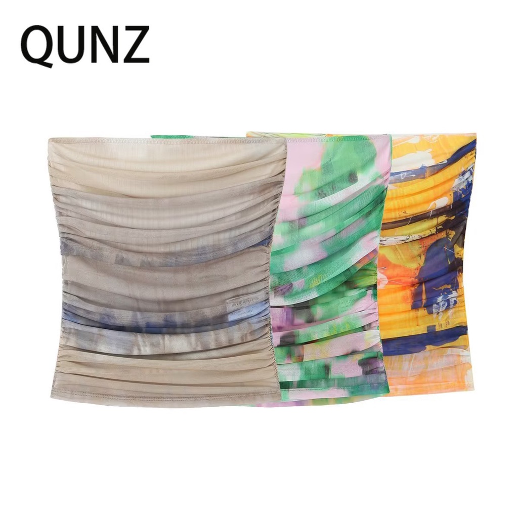 Qunz silk screen printing áo vest đa năng giải trí 2160