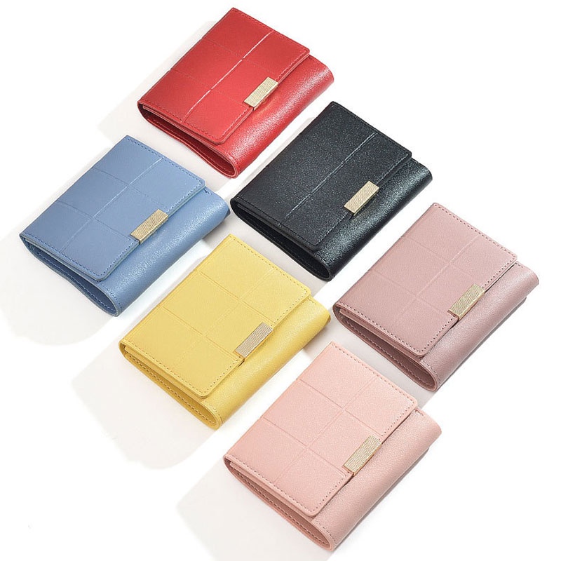 Arctic Hunter  Ví dài gấp ba  đơn giản phối khóa cá tính thời trang dành cho nữ