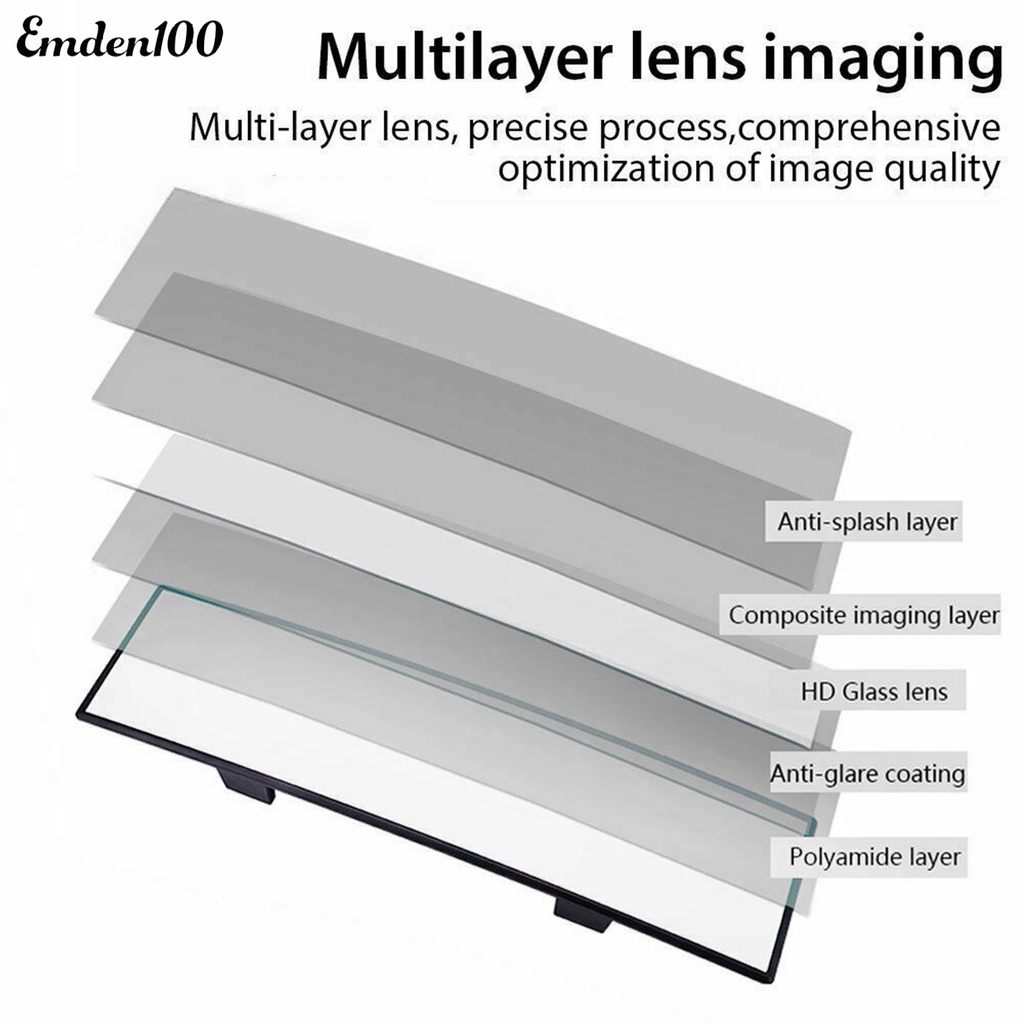 EMDEN Gương Chiếu Hậu Góc Rộng 300Mm Cho Xe Hơi
