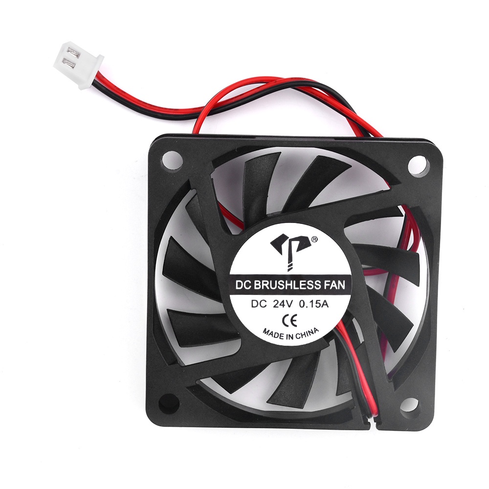 Quạt làm mát RIRIHI DC6010 5V/12V/24V 60x60x10mm không chổi than thay thế 60mm DIY PC máy tính