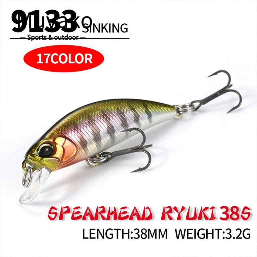 Muvako Mồi câu cá minnow nước mặn bass spinner tackle xoay wobblers crankbaits