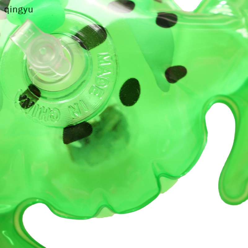 Đồ chơi bơm hơi ếch phát sáng mới nảy quầy hàng chợ đêm cho trẻ em đèn flash pvc mặt dây chuyền ếch quà tặng trẻ em tốt