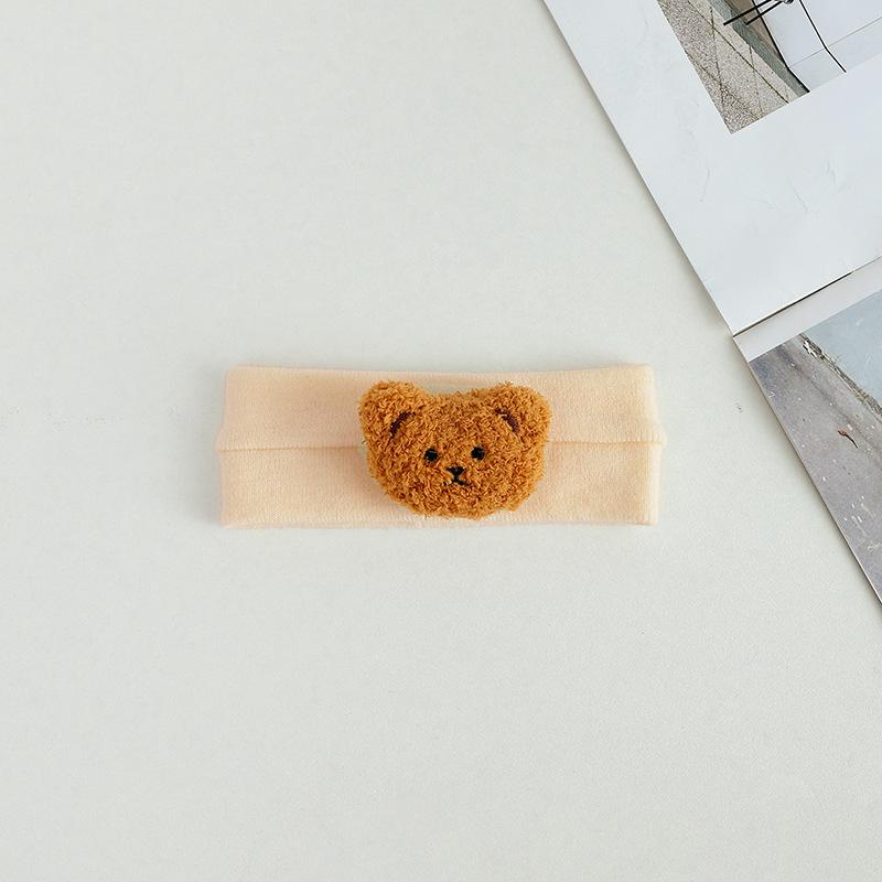 Băng Đô Turban Gấu Cho Bé Chất Cotton Gân Hàn Mềm Mại