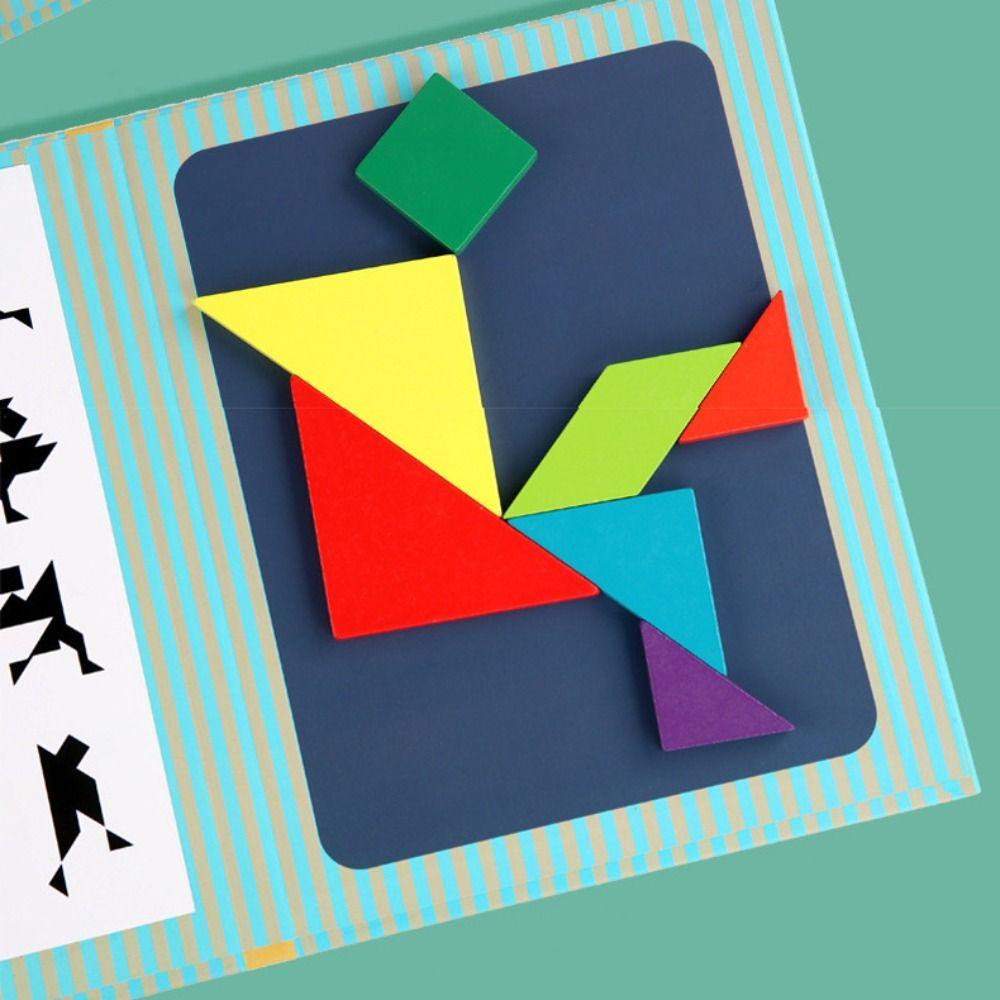 Leota Đồ Chơi Bảng Gỗ Luyện Tập Trí Não Hình Học Đầy Màu Sắc Sáng Tạo Làm Quà Tặng Giáo Dục montessori