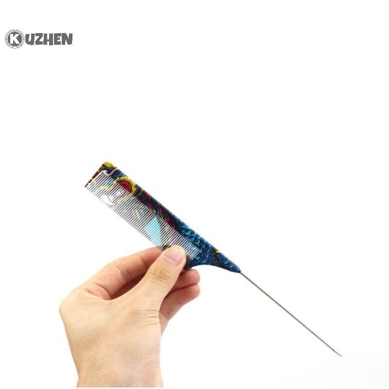 Kuzhen phong cách thời trang chuyên nghiệp cắt tóc cắt tóc lược salon làm tóc lược làm tóc hot