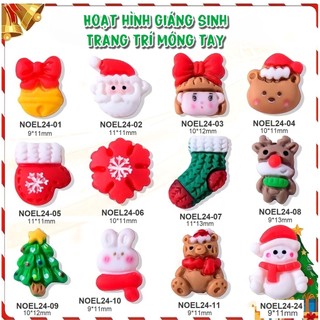 Charm noel 2024 | giáng sinh merry christmas | trang trí móng tay