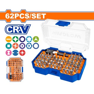 Bộ 62 mũi bắt vít đa năng wadfow wbs3b62