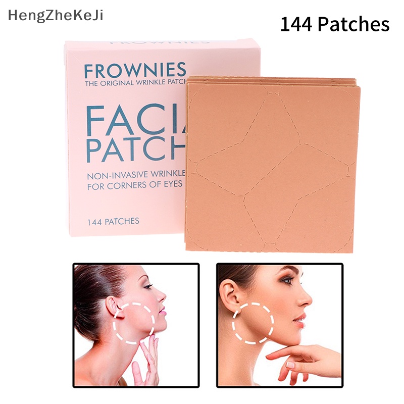 144 pcs face lift tape thin face sticker anti-wrinkle anti-aging lift up tape frownies facial patches phụ nữ trán nếp nhăn hhe