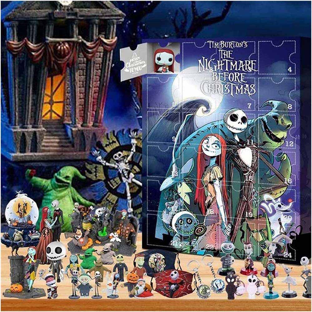 24-hour Halloween Countdown Calendar Blind Box A/B/C Collection Blind Box Gift