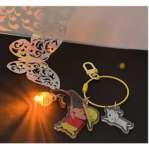 Hoạt Hình Móc Khóa Hình Cậu Bé Bút Chì shin-chan Phát Sáng Độc Đáo