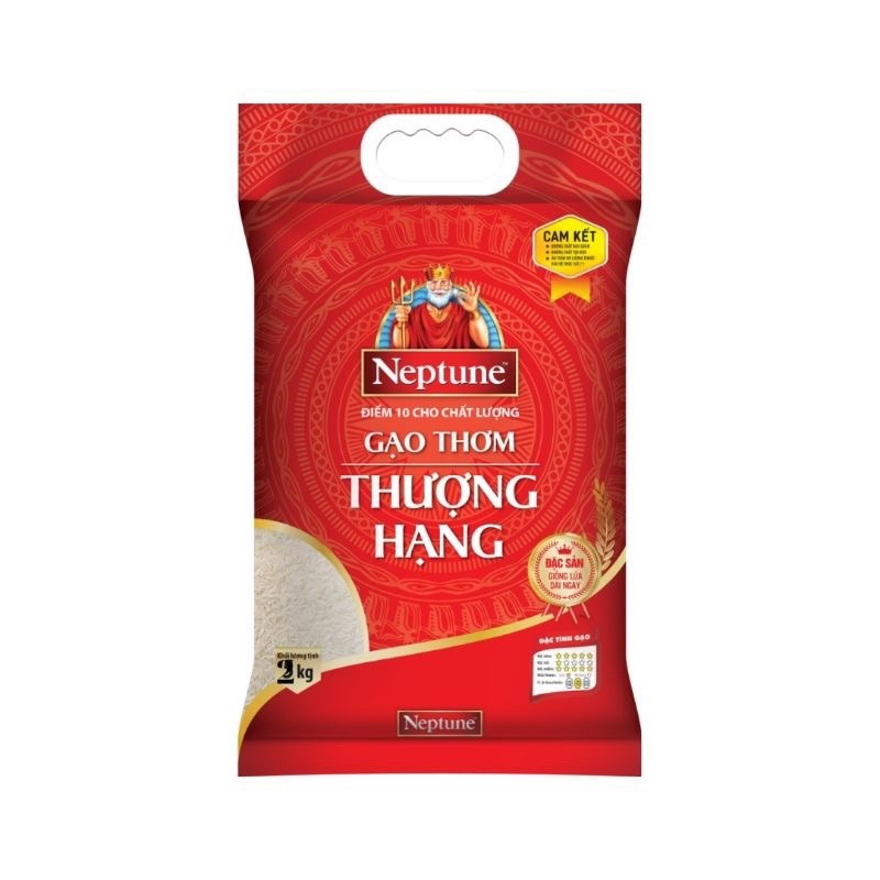 1 Bao Gạo thơm 5kg thượng hạng Neptune
