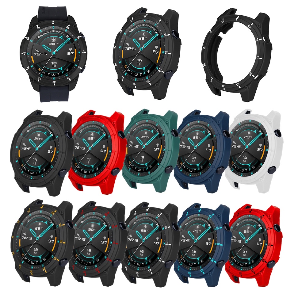 Lianli For Huawei Watch GT2 46mm Sports TPU Protective Bumper Frame Case Cover