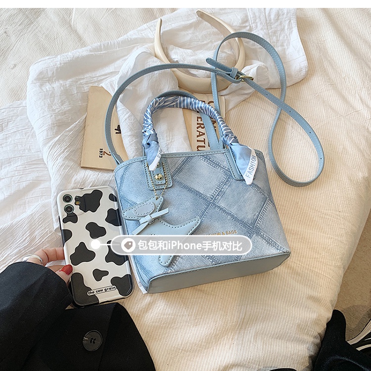 Túi Xách Đeo Vai / Đeo Chéo Chất Denim Phong Cách Hàn Quốc Thời Trang Mới 2023