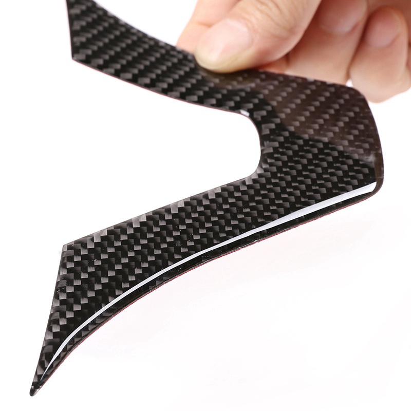 2 Bộ Phụ Kiện: 1 Miếng Dán Biểu Tượng Vô Lăng Và 1 Bộ Miếng Dán Nút Điều Khiển Trung Tâm Cho Xe Hơi