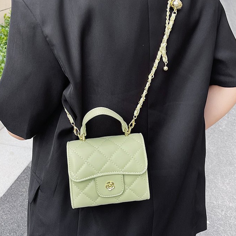 Túi Đeo Chéo Hình Vuông Nhỏ Phong Cách Phương Tây Chất Lượng Cao Cho Nữ