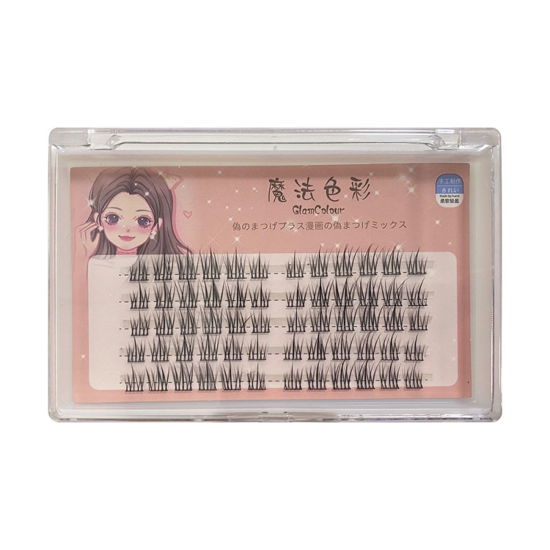 Cặp Lông Mi Giả 3 Hàng 5 Hàng Hình Hoa Hướng Dương Siêu Mỏng Tự Nhiên