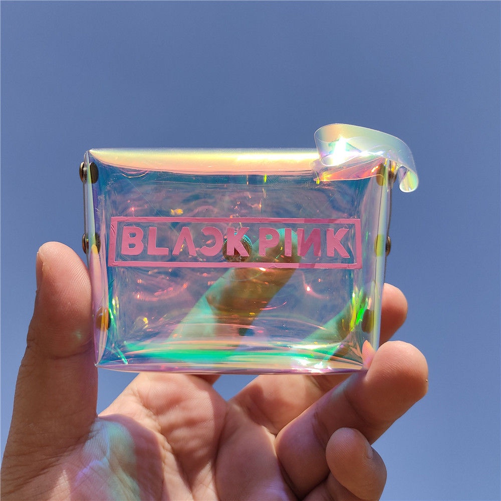 Túi Đựng Bút Màu Laser In Hình Blackpink Sáng Tạo