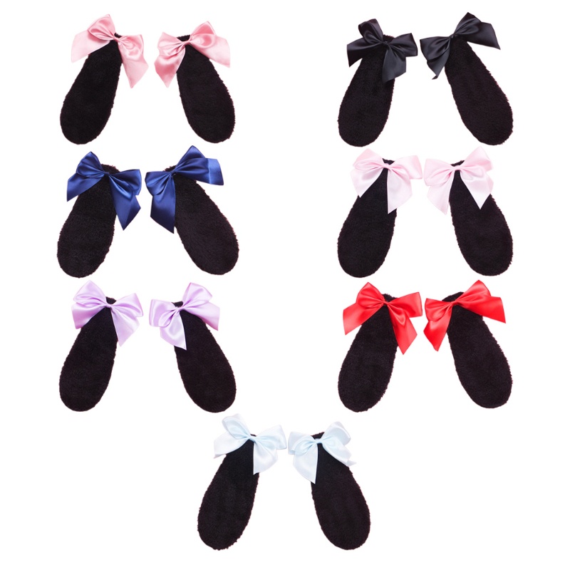 Kẹp Tóc Hình Tai Thỏ Nhiều Màu Sắc Đáng Yêu Cho Bé