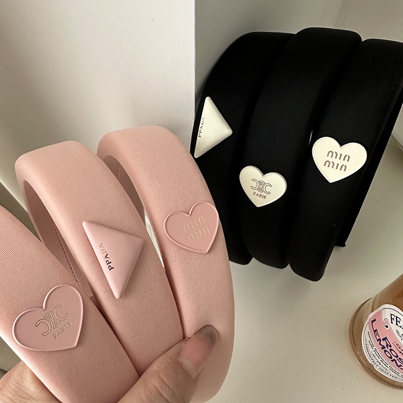 Băng Đô Cài Tóc Hình Đầu Lâu Màu Đen / Hồng Dễ Phối Đồ Thời Trang Cho Nữ