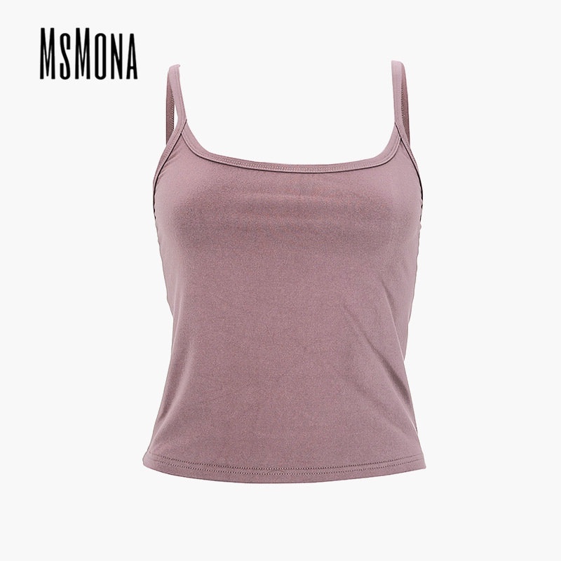 Áo Tank Top Cổ Tròn Màu Trơn Thời Trang 2023 Quyến Rũ Cho Nữ