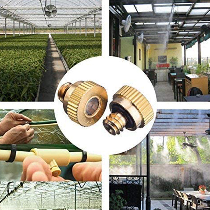 Bộ 20 Vòi Phun Sương Làm Mát 0.3 mm Bằng Đồng Thau Chất Lượng Cao