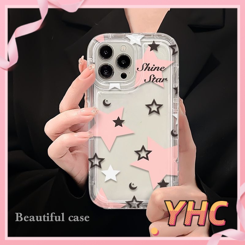 ốp lưng iphone giảm chấn ngôi sao đơn giản, túi khí, vỏ mềm trong suốt Cho Iphone 6 / 6S / 6splus / se / 7 / 7plus / 8 / 8plus / X / xs / xsmax / 11 / 12 / 13 / 14 / Plus / pro / pro max-713
