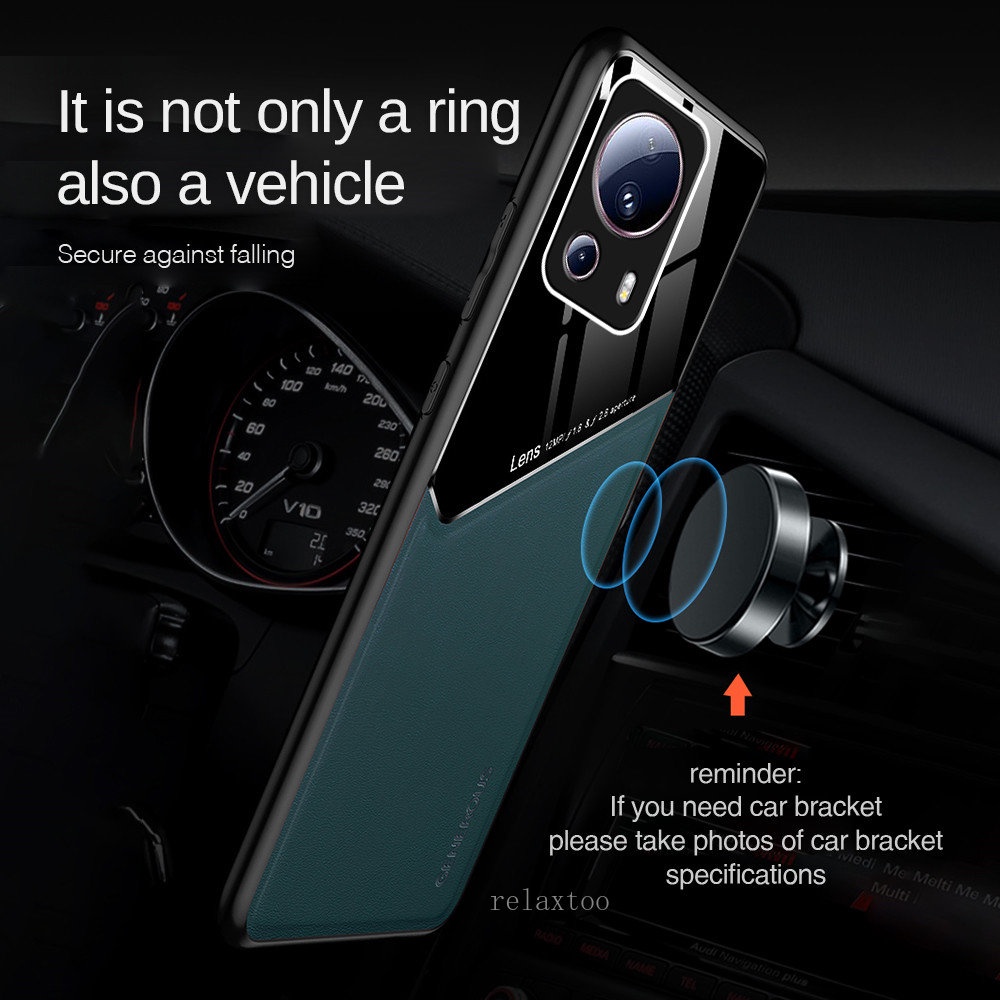Ốp Điện Thoại Da Silicon Gắn Nhẫn Đỡ Nam Châm Cho Xiaomi 13 Xiaomi13 Pro Lite 13Pro 13Lite Xiaomi13Pro Xiaomi13Lite 5G 2023
