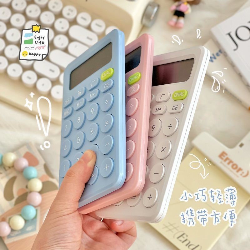 Máy Tính Mini Để Bàn 8 Chữ Số Công Cụ Kế Toán Kinh Doanh Tài Chính Nút Lớn Thích Hợp Cho Học Sinh Trường Học Đồ Dùng Doanh Nghiệp Nhỏ | Top3C01