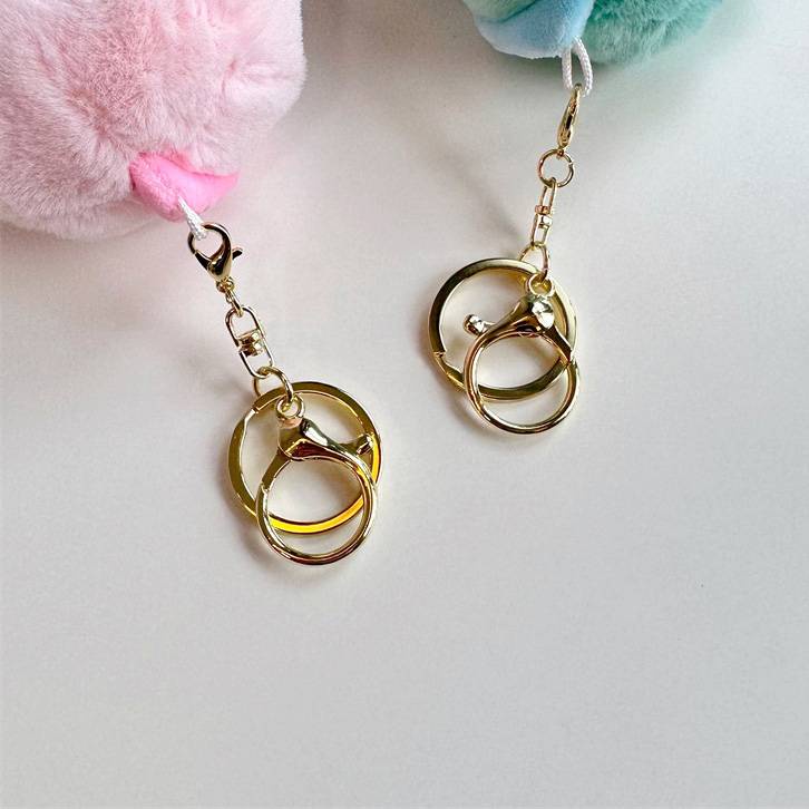 Móc Khóa Búp Bê Nhồi Bông Jason Sanrio Hangyodon Màu Xanh Lá / Hồng Dành Cho Bé Gái