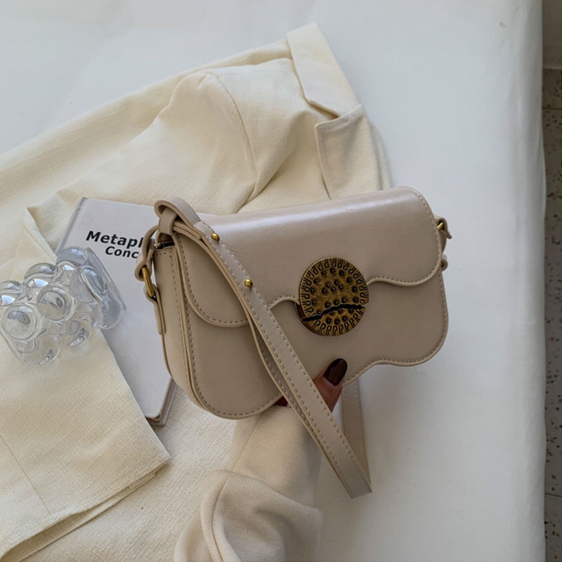 MISCHA Túi Đeo Chéo Hình Vuông Nhỏ Màu Tương Phản Thời Trang Cho Nữ