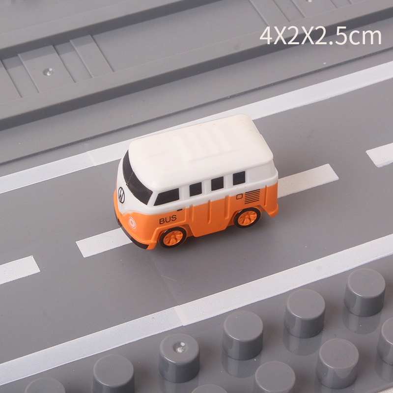 Bộ Đồ Chơi Đường Ray Xe Hơi Chạy Bằng Điện Có Đèn Và Nhạc Vui Nhộn Cho Bé