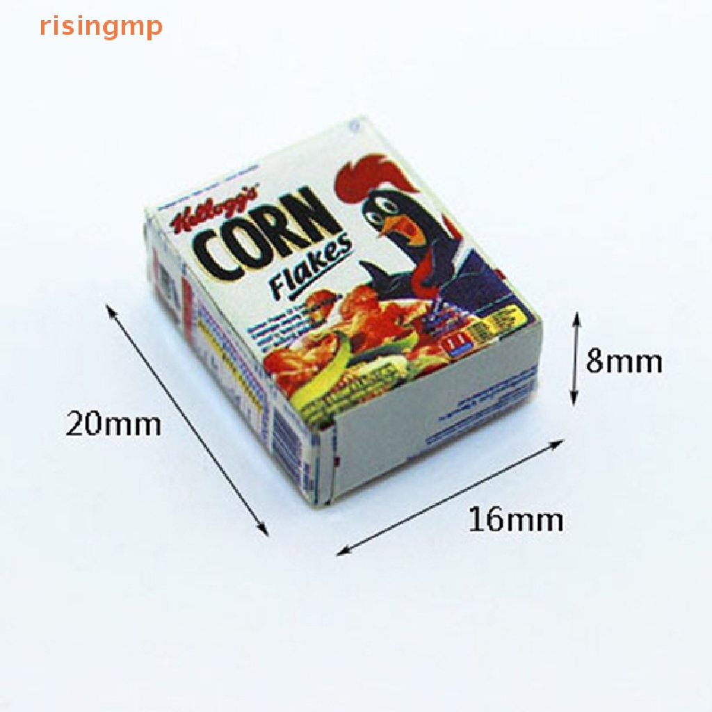 Mô Hình Hộp Sữa Thức Ăn Mini Tỉ Lệ 1: 12 Dùng Trang Trí Nhà Búp Bê