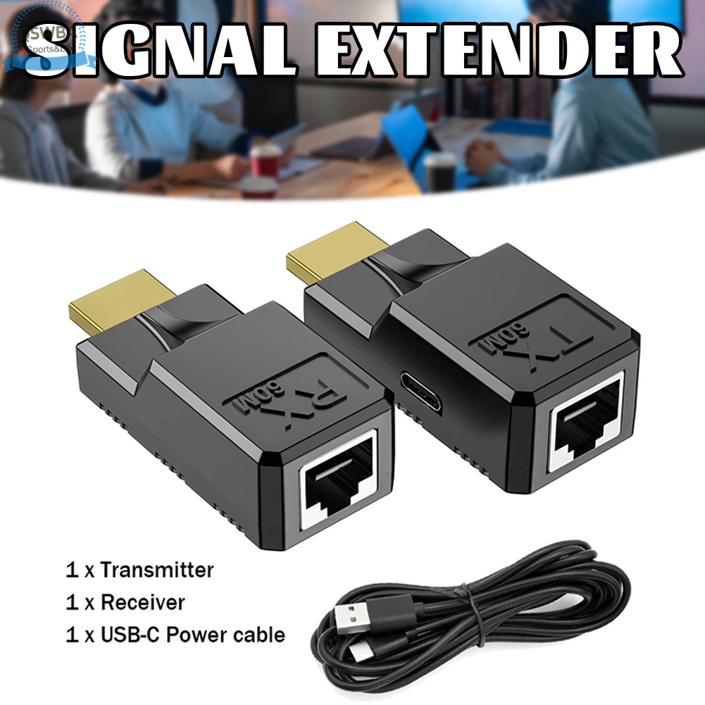 Bộ ChuyểN ĐổI HDMI-compatible Sang RJ45 Cho MáY Chơi Game