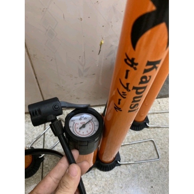 Bơm xe máy xe đạp kapusi không dầu