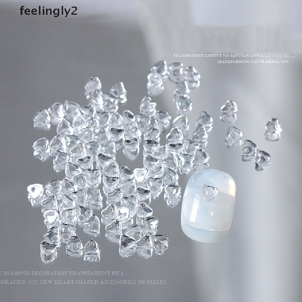 Bộ 100 HạT ĐíNh Trang Trí MóNg 3D DIY