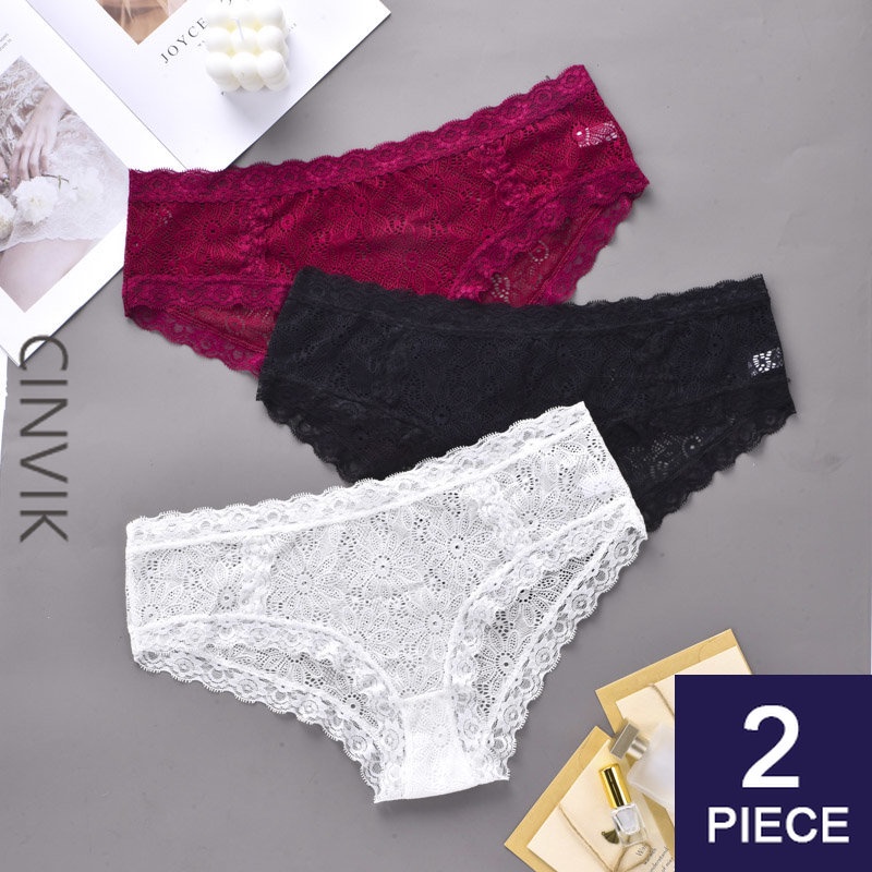Set 2 Quần Lót Ren Quyến Rũ Dành Cho Nữ
