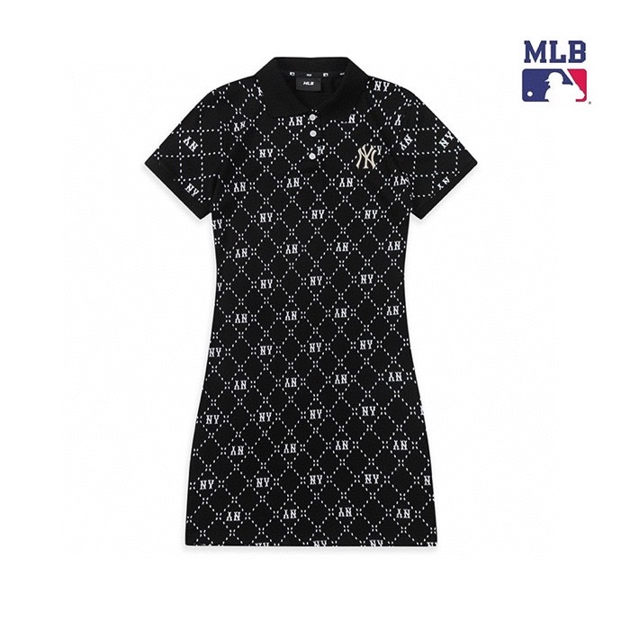 Hàng Có Sẵn! Áo Sơ Mi Tay Ngắn In Logo MLB Thời Trang Mùa Hè 2023 Cho Nữ