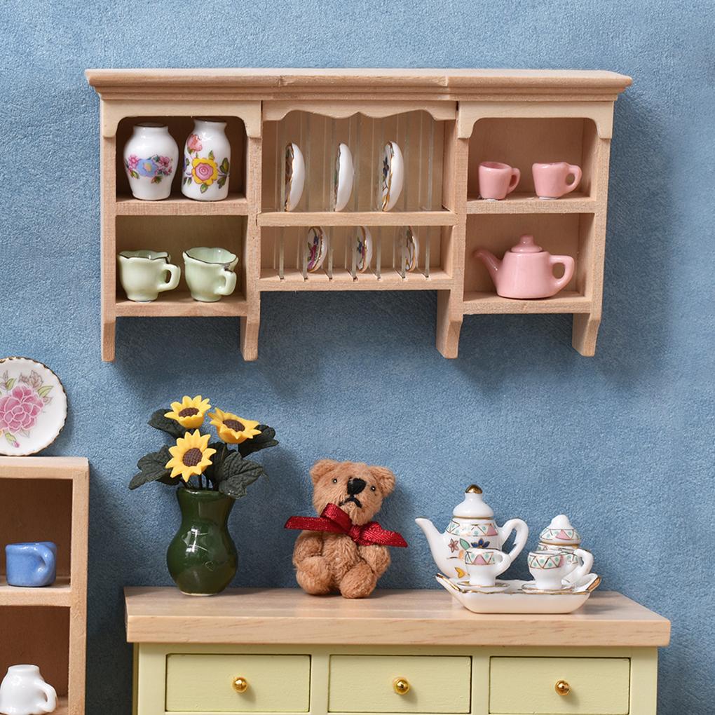 Tủ Chén 1: 12 Di Động Tiện Dụng Cho Nhà Búp Bê