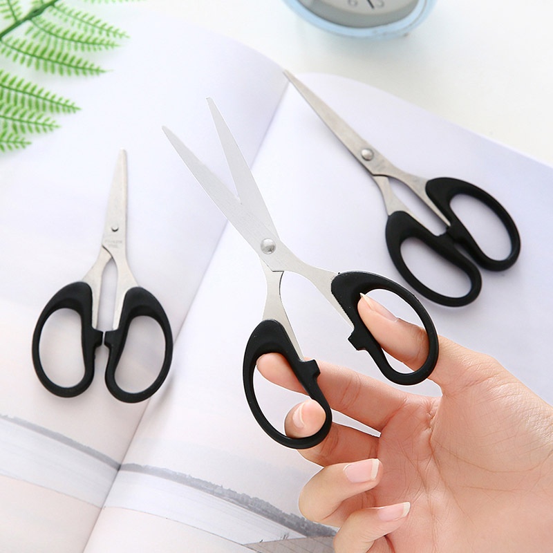 Kéo Cắt Văn Phòng, Kéo Cắt Giấy Lưỡi Thép Không Gỉ Đa Năng Cho Học Sinh Sinh Viên