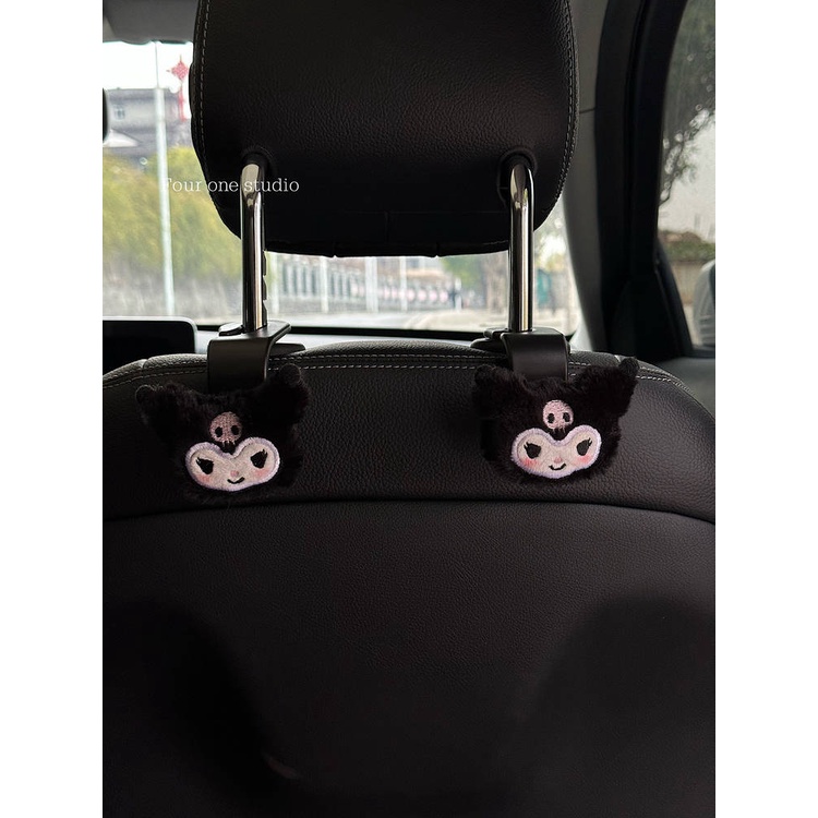 Clow M Car Hook Cute Car Seat Multifunctional Storage Rear Storage Rack for Girls Car Interior Supplies TMbA