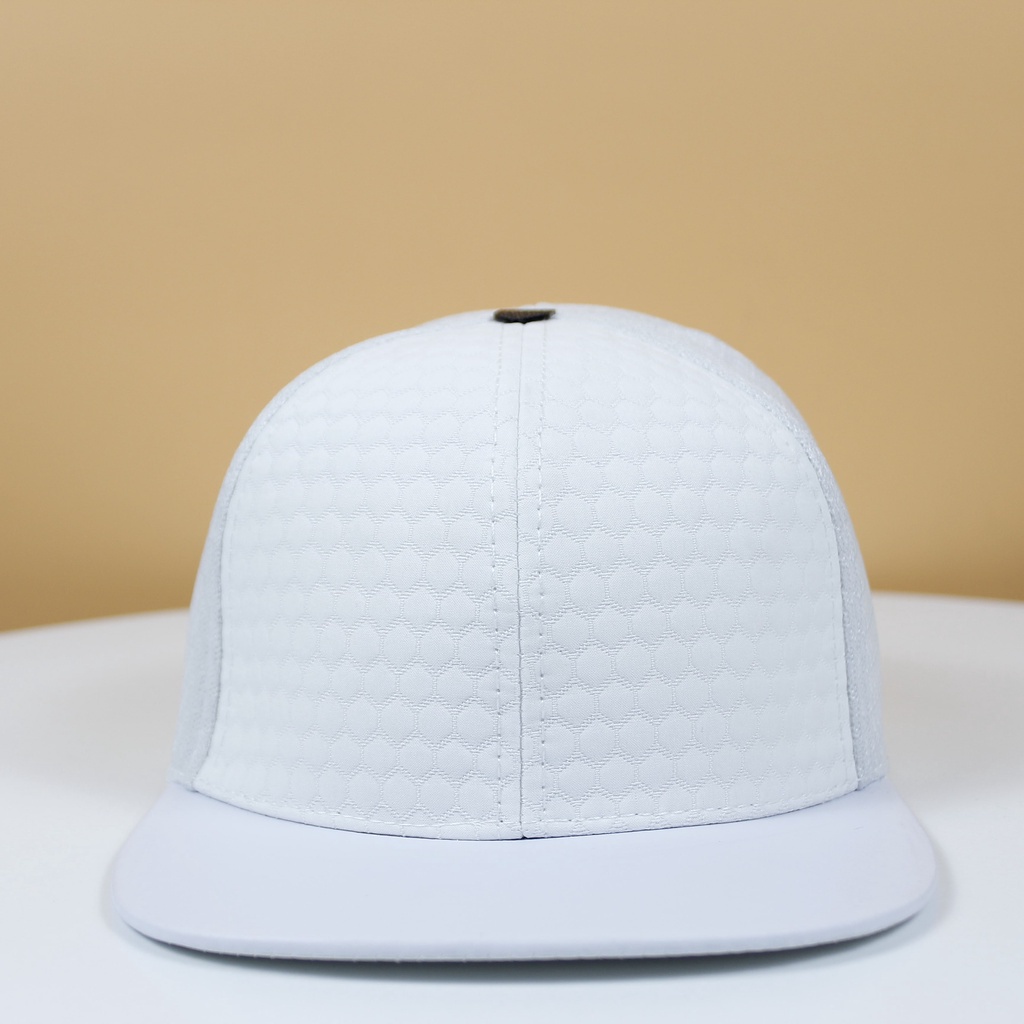Mũ Nón Snapback Họa Tiết Caro Trắng Kết Da Nón HipHop Phong Cách Thời Trang Nam Nữ