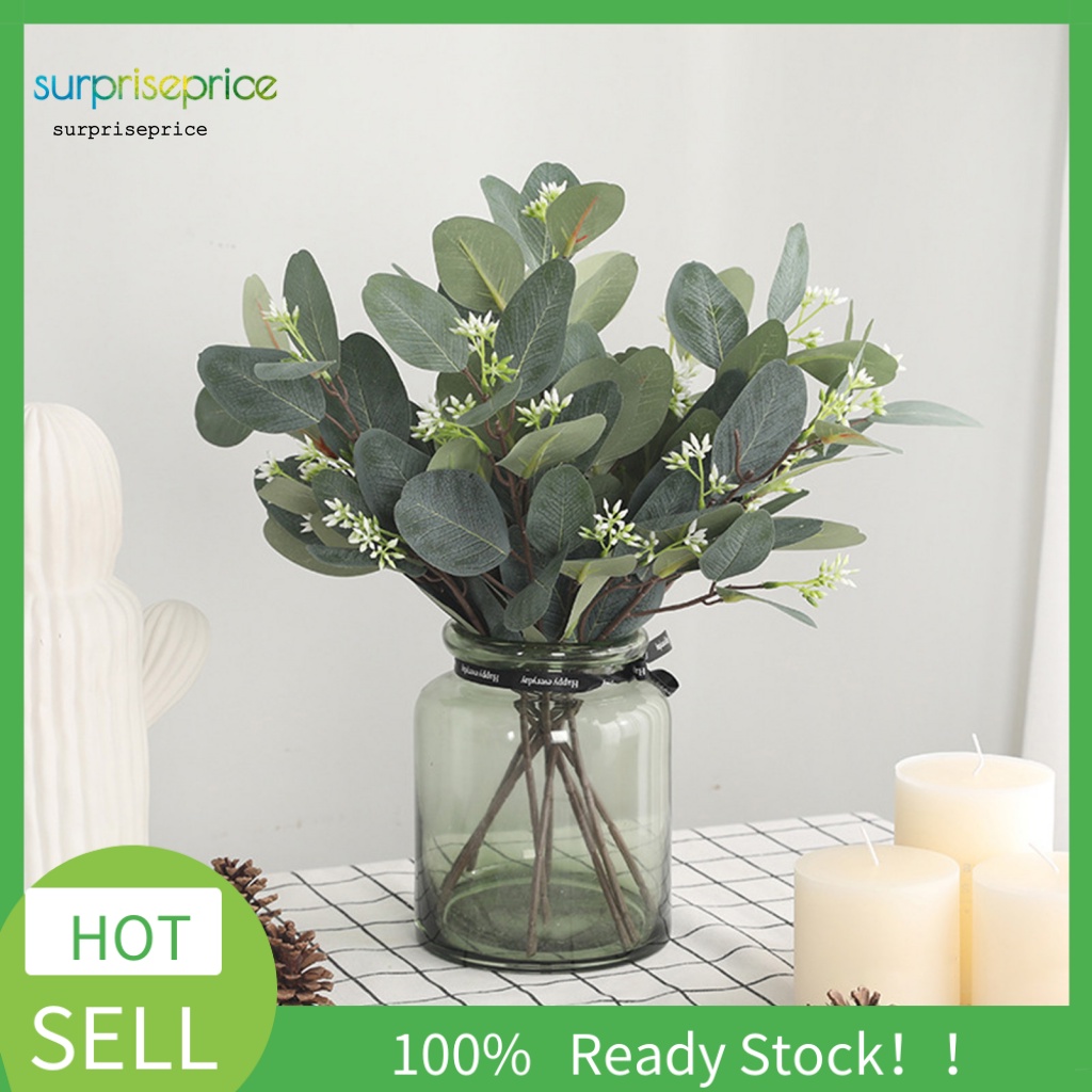 Cây Bạch Đàn Giả Bằng Lụa Tinh Tế Dùng Trang Trí Nhà Cửa