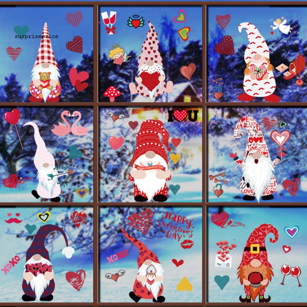 Set 9 Miếng Dán PVC DIY Có Thể Tháo Rời Cho Phục Sinh