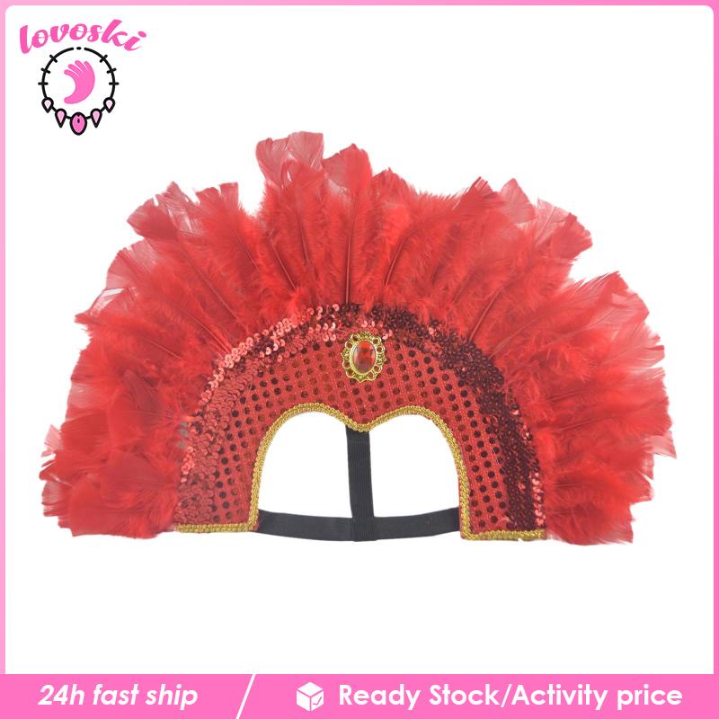 Phụ Kiện Cài Tóc Lông Vũ Thời Trang Dùng Biểu Diễn Sân Khấu