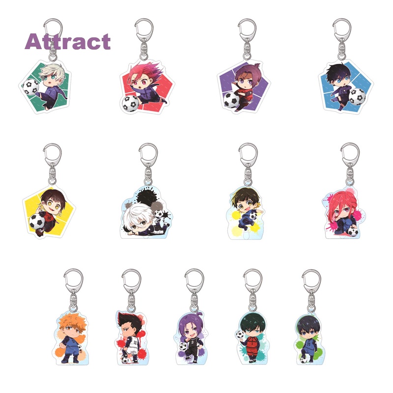 Móc Khóa Hình Nhân Vật Anime Chigiri Hyouma Isagi Yoichi Bachira Meguru