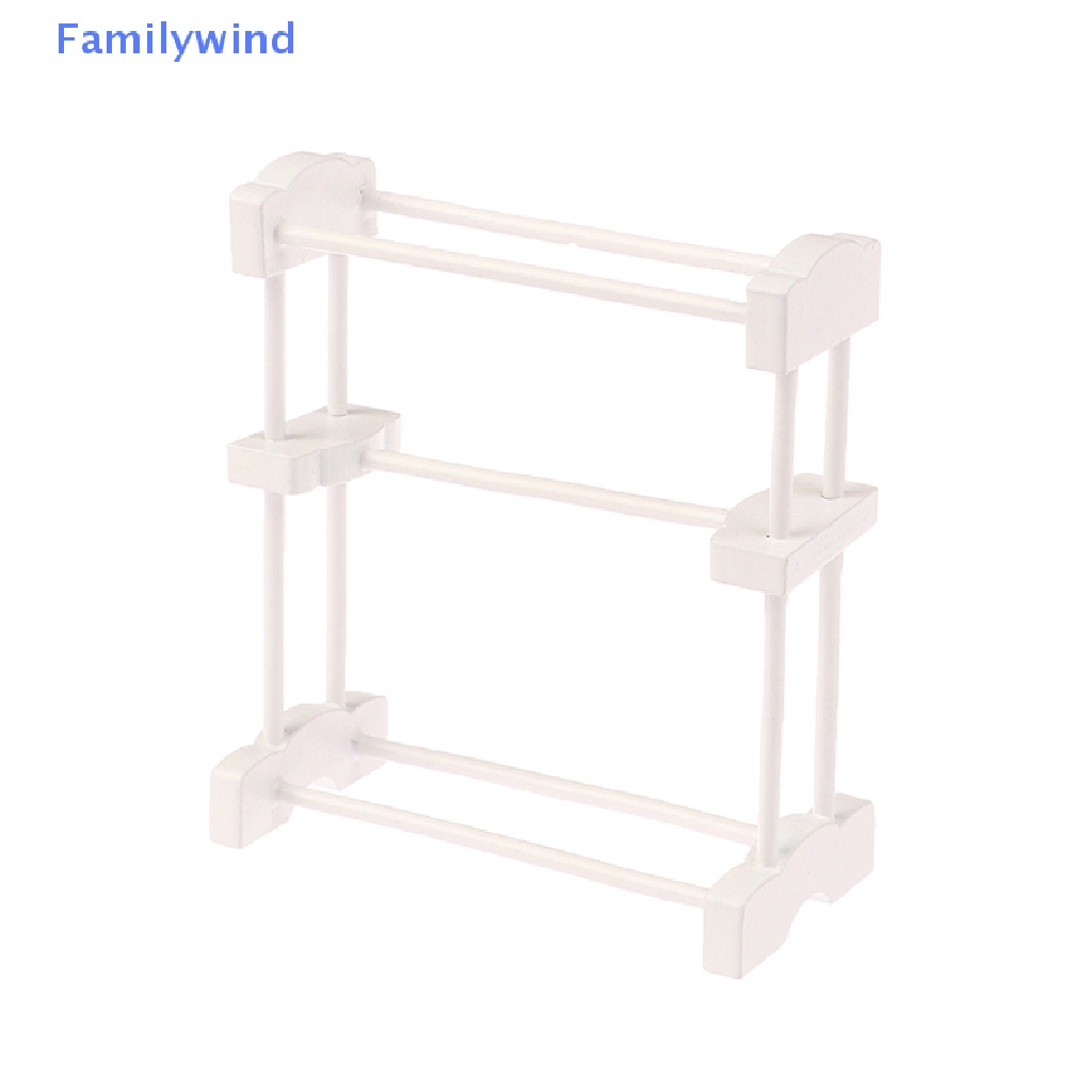 Giá Phơi Khăn Lau Tay Màu Trắng Trang Trí Nhà Búp Bê Tỉ Lệ 1: 12
