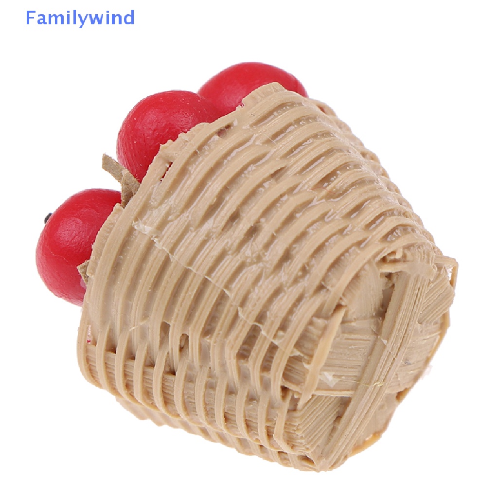 Giỏ Tre Đựng Trái Cây Đồ Chơi Búp Bê Cỡ 1 / 12